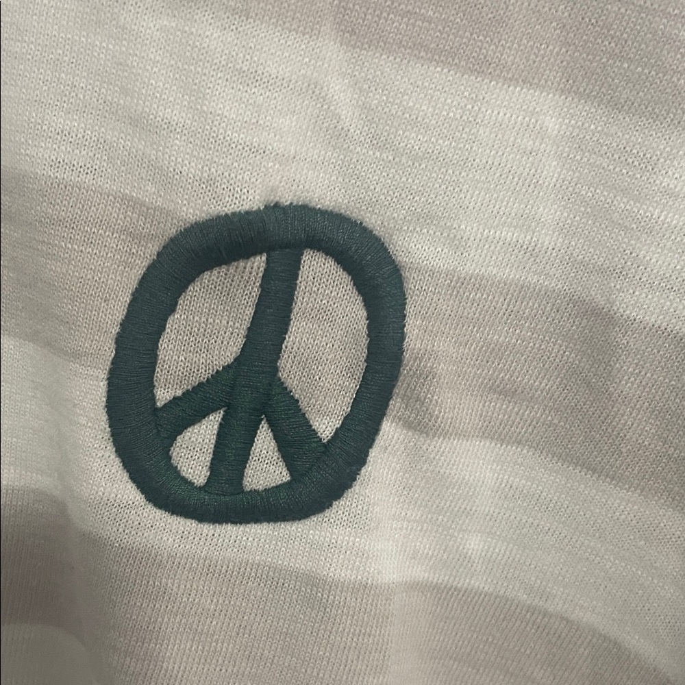 Old Navy Striped Crewneck Long Sleeve Easy Tee XL ☮️ - Picture 4 of 7